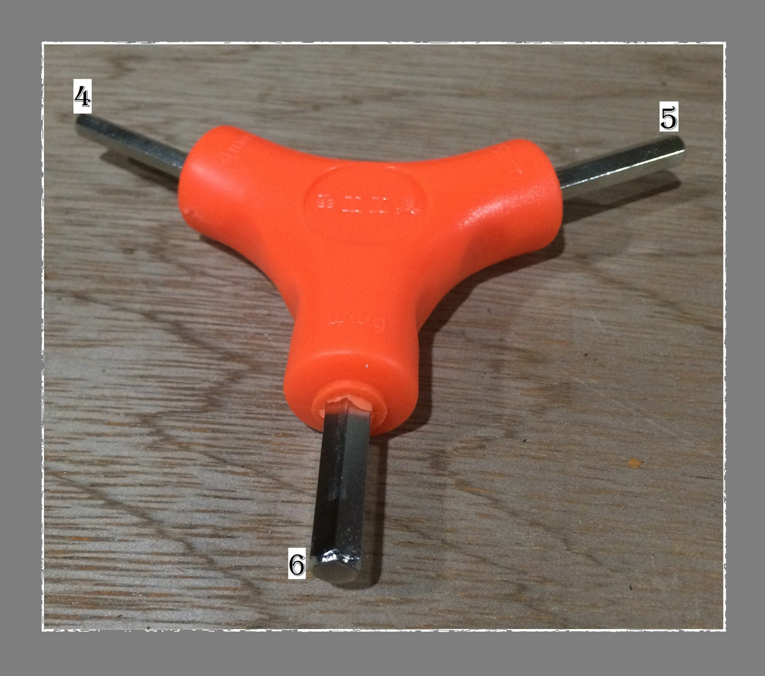 Allen Tool Hex Y Type Wrench Size 4mm 5mm 6mm 3-in-1