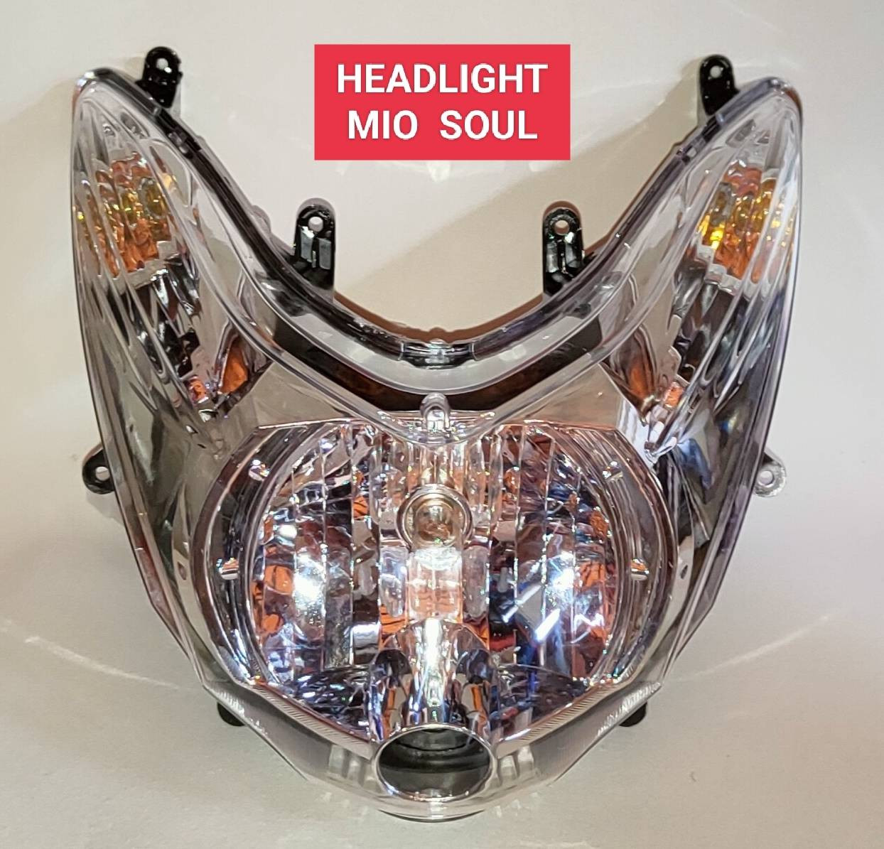 YAMAHA MIO SOUL Headlight Assy Clear lens Head Lights Assembly With Bulb and Socket