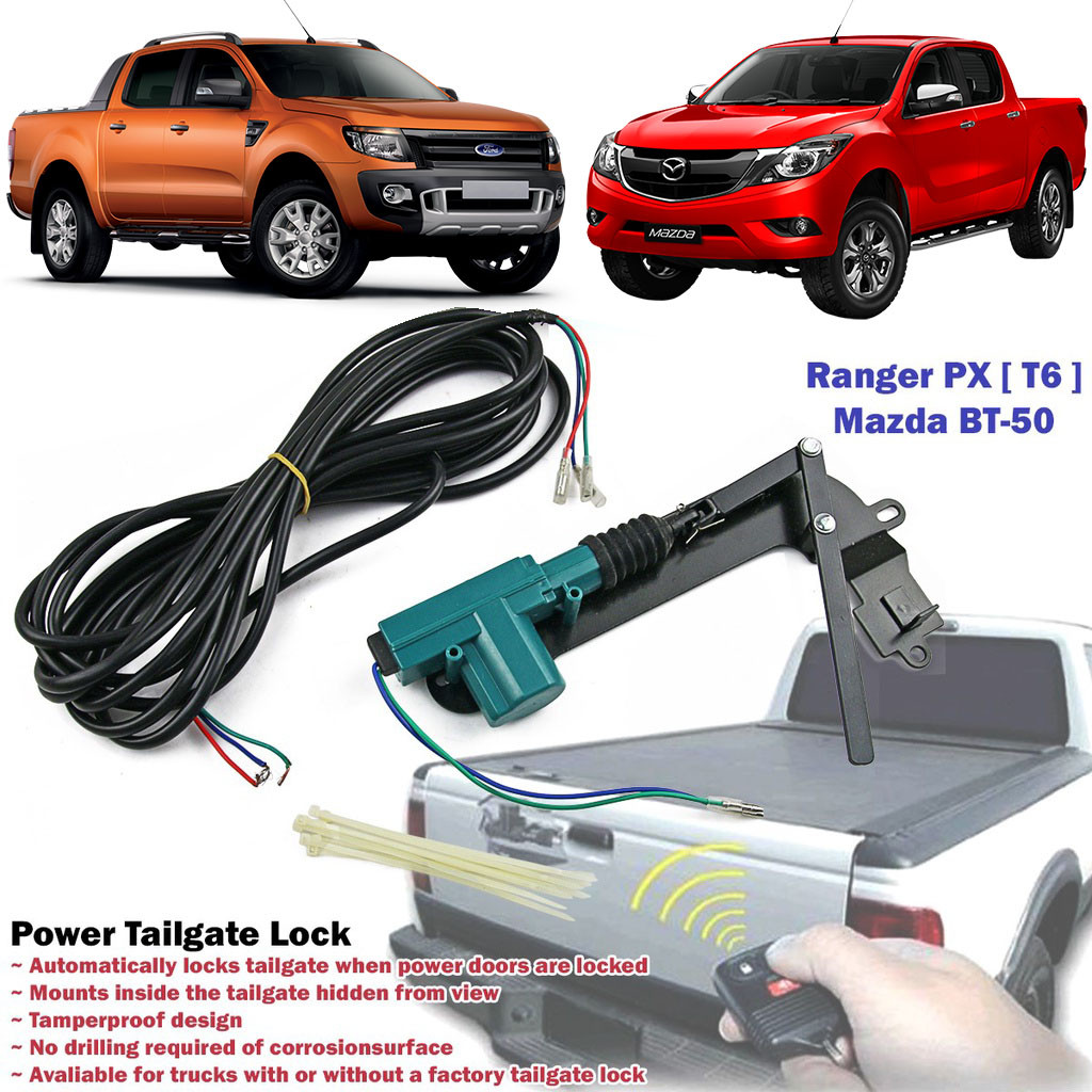 Ford Ranger T6 T7 / Mazda BT-50 2012-2020 Auto Lock Automatic Power Tailgate Security Lock Central Lock