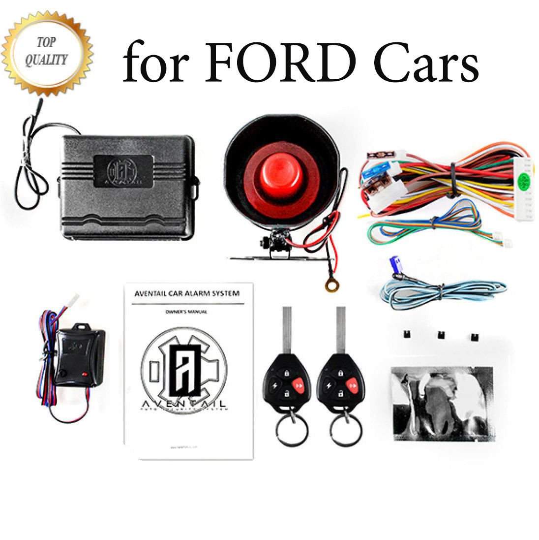 FOR FORD CARS Aventail Key Alarm Standard Edition Car Alarm System Suitable for your Car For