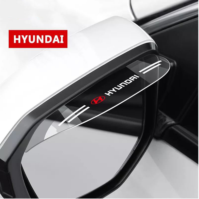 2PCS HYUNDAI Auto Mirror Rain Eyebrow Car Side Mirror Rain Baffle Exterior Accessories