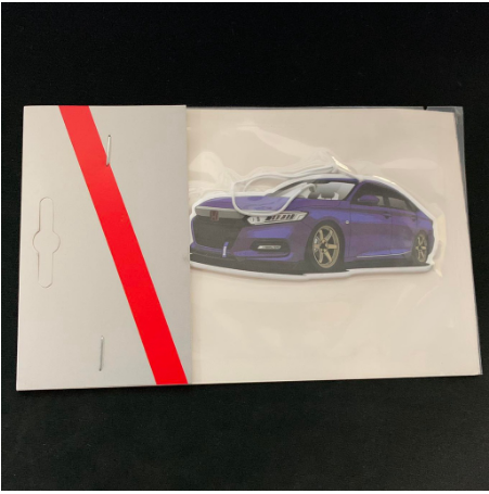 JDM Japan Accord Badge Car Paper Air Freshener Auto Hanging Perfumed Fragrance (thyme aroma)