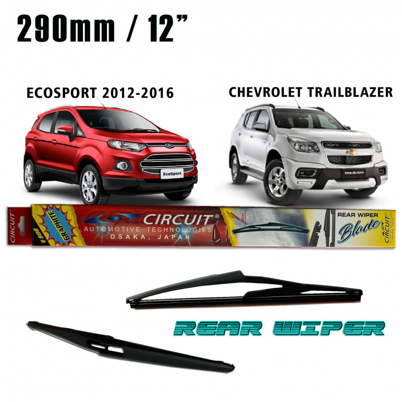 CRW-290-O CIRCUIT GRAPHITE REAR WIPER BLADE FOR FORD ECO SPORT, TRAILBLAZER
