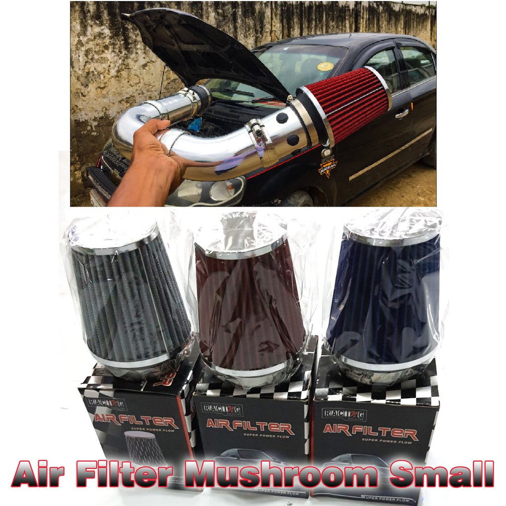 Car Universal 3” Air Filter 76mm (Small) cylindrical mushroom head filter