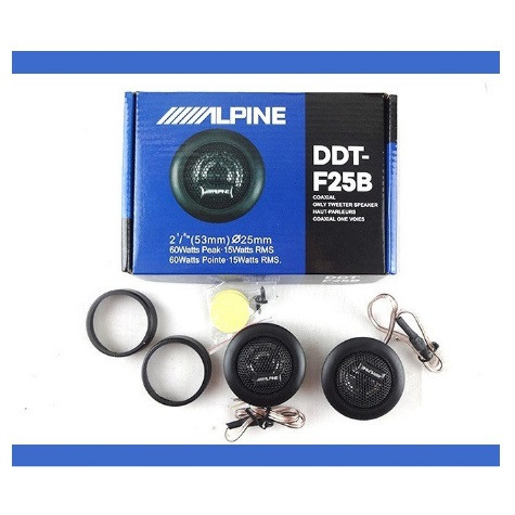 DDT-F25B ALPINE Tweeter Dome 25mm Super Titanium Dome Tweeter Car Audio Speaker
