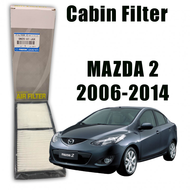 DN20-61-J6X AIRCON CABIN FILTER For Mazda 2 2006-2014 Cabin Filter Aircon Clean Element