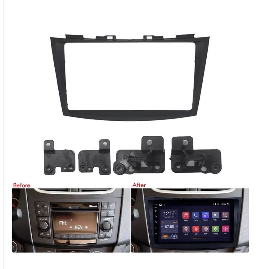9 inches Car Panel Stereo Android 9" for SUZUKI Swift Ertiga 2011-2017 Frame Plate Adapter