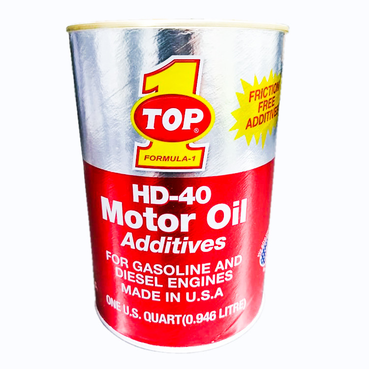 TOP 1 HD-40 MOTOR OIL FOR GASOLINE & DIESEL ENGINES (1 QUART) MADE IN U.S.A