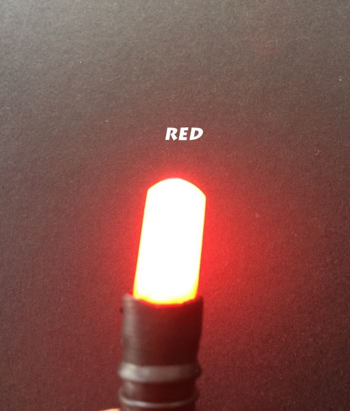 T10 Parklight Plate Light Shell Silicone colored Car Motor (Melo Auto Parts) RED