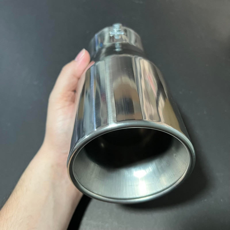 Car Universal Muffler Tip Stainless Chrome Straight Type 3.0 inches Big Size for SUV and Pick up
