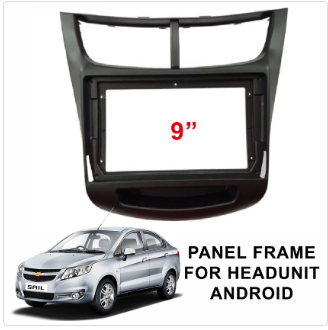 2015-2020 Chevrolet Sail Car Radio Fascia 9Inch Frame Panel Player Stereo Panel For 9" Android Headunit