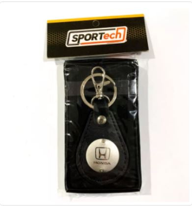 Sportech Keychain - Leatherette for Cars and Motorcycles Leather Key Chain Honda