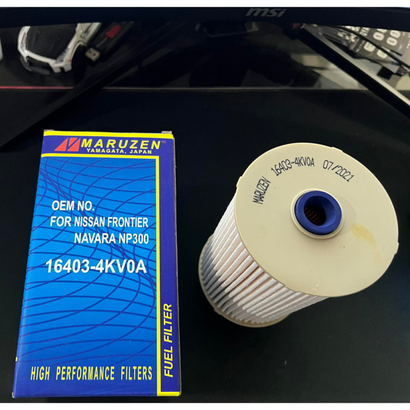 MARUZEN YAMAGATA JAPAN FUEL FILTER 16403-4KV0A FOR NISSAN NAVARA NP300 VL EL CALIBRE / TERRA 2018-2022