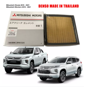 1500A608 Air Filter Cleaner Element for Mitsubishi Montero Gen3 (2016-2021), Mitsubishi Strada Triton (2018-2021) Original Denso Thailand