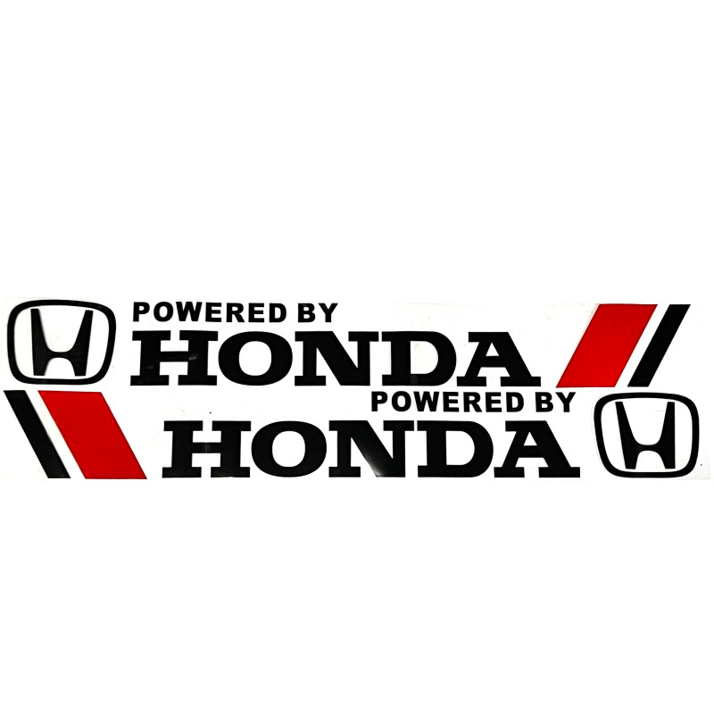 HONDA 2pcs Car logo Universal Styling Door Side Sticker Long Letters Body Decal 80CM X 10CM