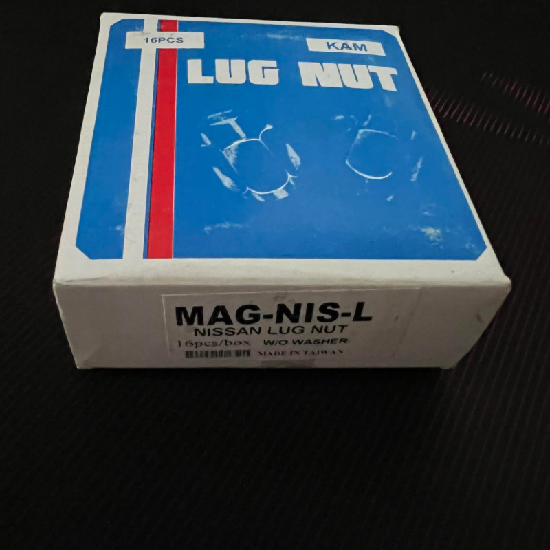 MAG-NIS-L 16pcs Lug Nuts Original for Nissan Navara Frontier Terra Sentra Lugnuts 1.25