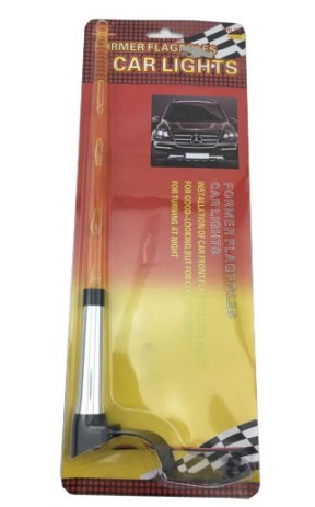 Flag Pole LED Light Signal Aerial Stick Antenna Decoration 12V Universal