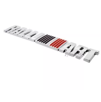 CHROME 3D Ralliart Metal Car Auto Badge Emblem Decal For Mitsubishi All Models