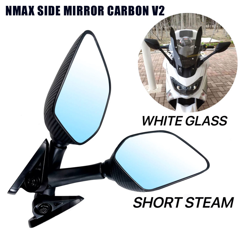 Yamaha Nmax Side Mirror Carbon v2 Short Stem