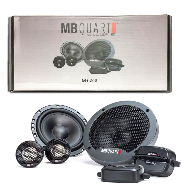 MB Quart M1-216 Separate System Component Car Speakers 6.5 Inch 140 Watts 2-way