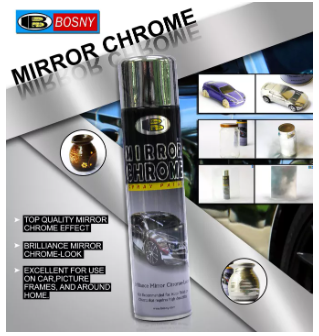 B123 Bosny Mirror Chrome Spray Paint 200cc