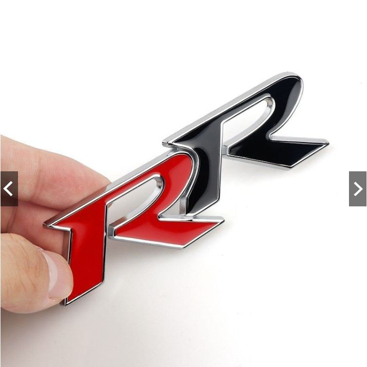 Honda Car RR Emblem 3D logo LINE Metal Rear Trunk Badge Emblem Decal  Styling