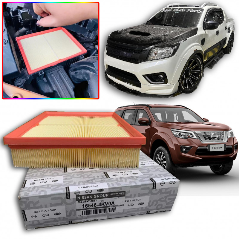 Air Filter Nissan 16546-4KV0A for Nissan Terra (2018-Up), Nissan Navara NP300 D23 (2015-2022)
