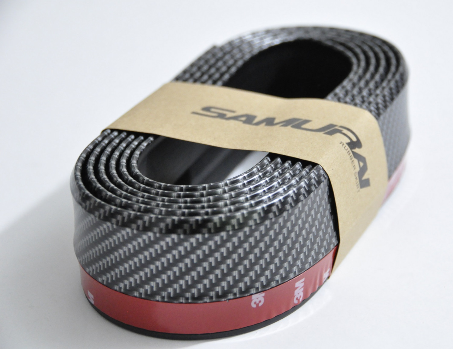 CARBON BLACK Samurai Rubber Lip Skirt Side Skirt Carbon design