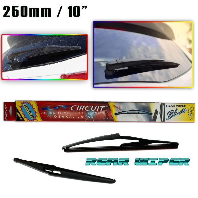 CRW-250-B CIRCUIT GRAPHITE REAR WIPER BLADE
