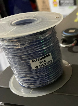 1ROLL AUTOMOTIVE WIRE 30 METERS #14 GAUGE BLUE
