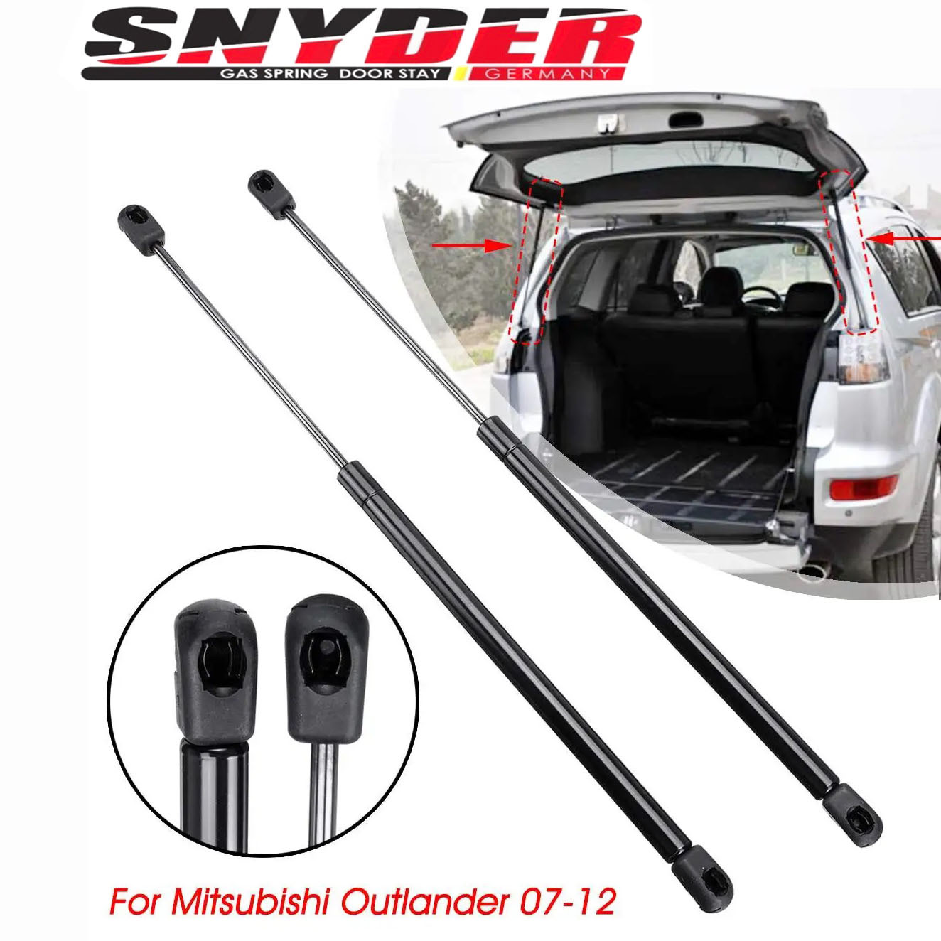 SGS-321 (Right) MITSUBISHI OUTLANDER 2005-2013 Gas Spring Door Stay Damper Struts Trunk Open - Snyder