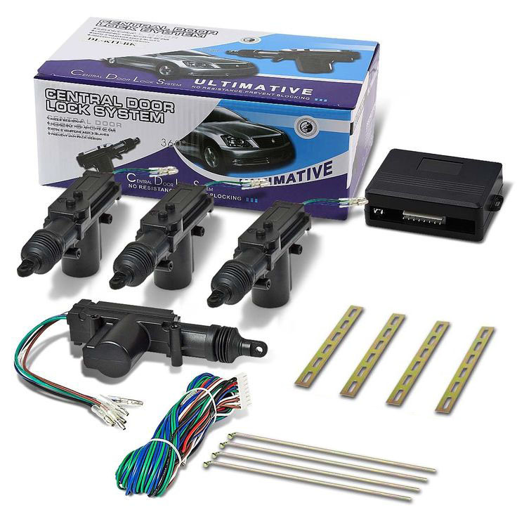 Car Central Door Lock System ULTIMATIVE 12v actuator motor 360 degrees rotational kit