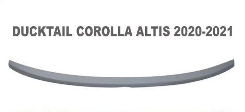 CLS-TY030 2020-2021 TOYOTA COROLLA ALTIS LIP SPOILER DUCKTAIL UNPAINTED