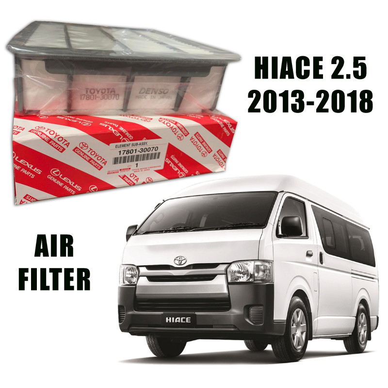 17801-30070 AIR FILTER Toyota HiAce Air Filter 2013-2018 2.5L 2KD Made in Japan