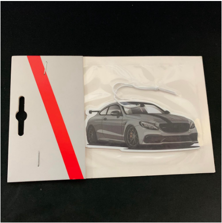 JDM Japan AMG C63 Badge Car Paper Air Freshener Auto Hanging Perfumed Fragrance (chanel coco)