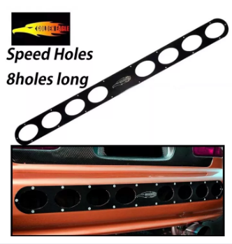 Golden Eagle Car Universal Rear Bumper Diffuser Speed Hole Rear Air 8 Holes Long