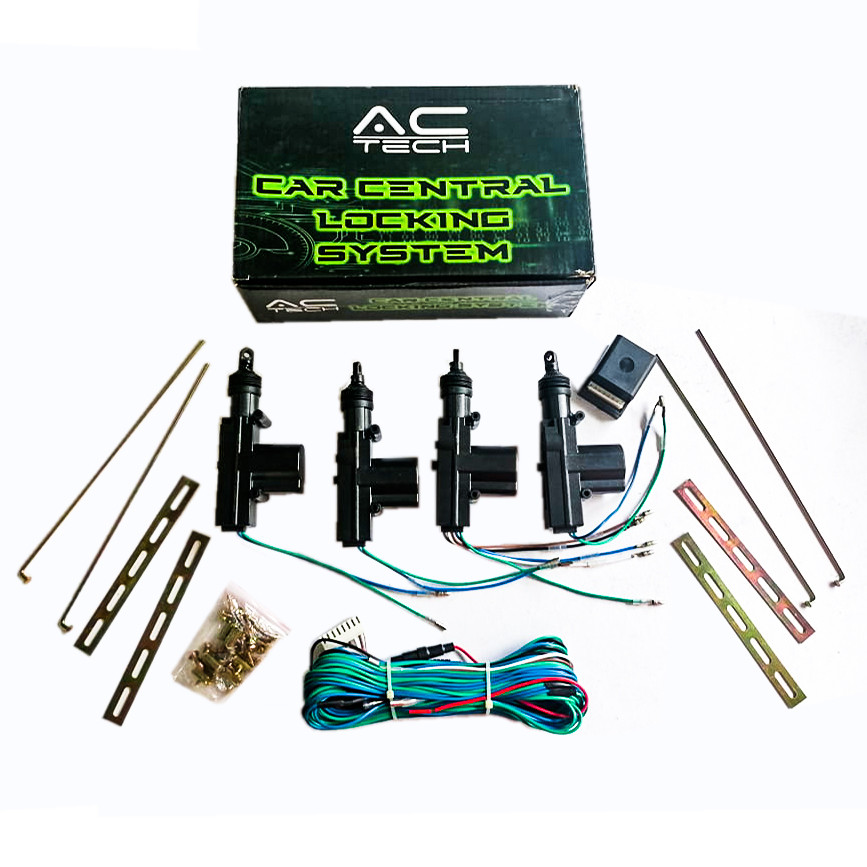 AC TECH CAR CENTRAL LOCKING SYSTEM UNIVERSAL CENTRAL LOCK 4 DOORS