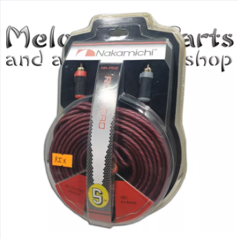 NR-P52 NAKAMICHI RCA LEAD 5M Wine Red Cable Audio Golden Plate Head