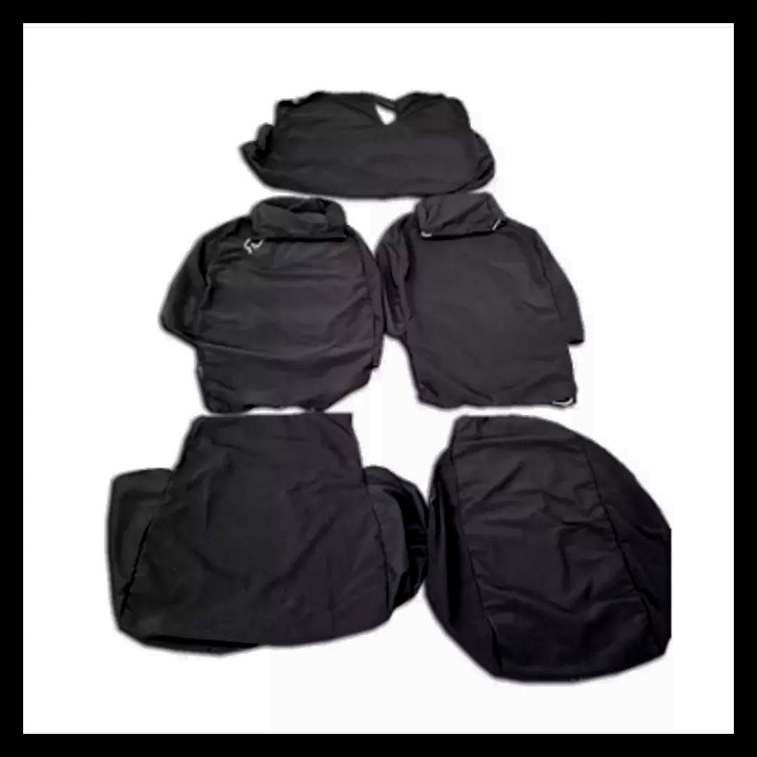 BLACK KIA K2500 Car Seat Cover Plain Design Corduroy Ative WCS for Front Seat Only