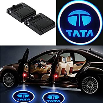 #172 TATA 2Pcs Car Door Sensor Light welcome Wireless illuminating ground Floor open doors