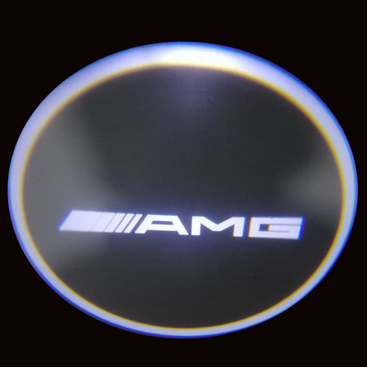 #191 AMG 2Pcs Car Door Sensor Light welcome Wireless illuminating ground Floor open doors