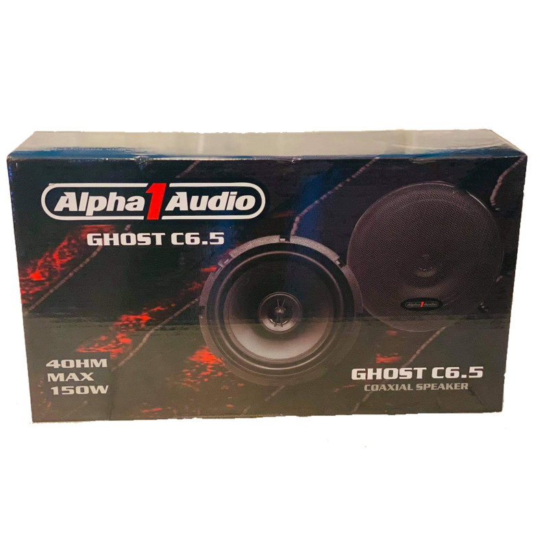 Alpha 1 Audio Ghost C6.5 4ohm 150w (6.5" Coaxial Speakers) 2pcs