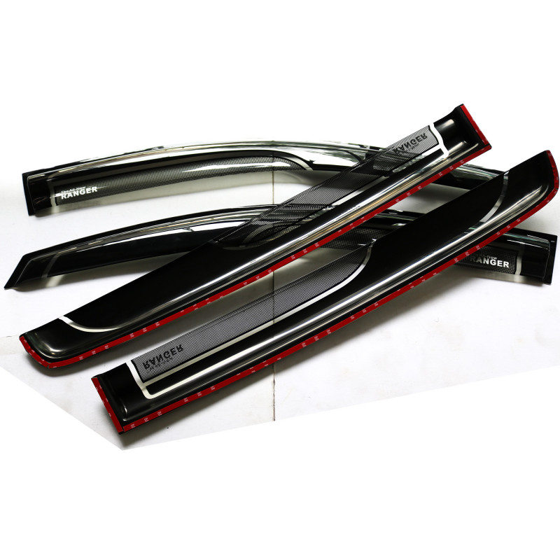 2018-2022 Mitsubishi Xpander Rain Sun Visor 2 Tone Black Design Made in Thailand