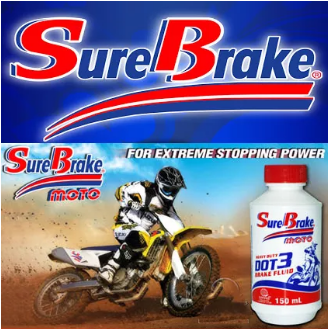 150ml Motorcycle Brake Fluid Heavy Duty DOT3 SURE BRAKE