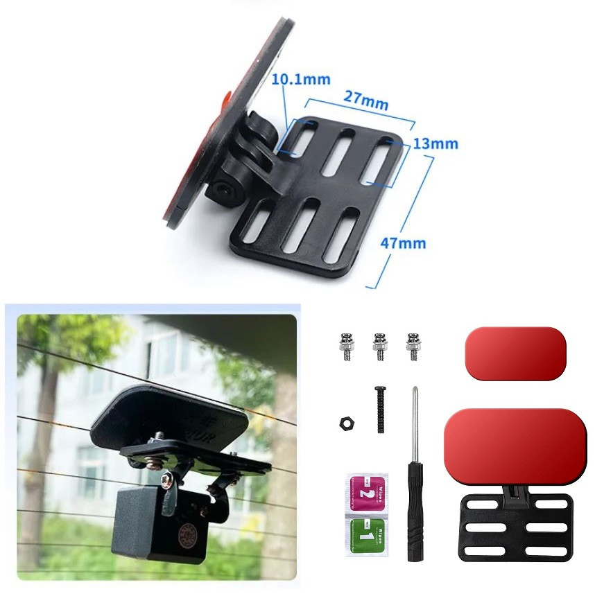 Universal Rear Camera 3M Mount Bracket Back Windshield Holder For Rear Dash Cam Auto Backup Camera Mounting Bracket