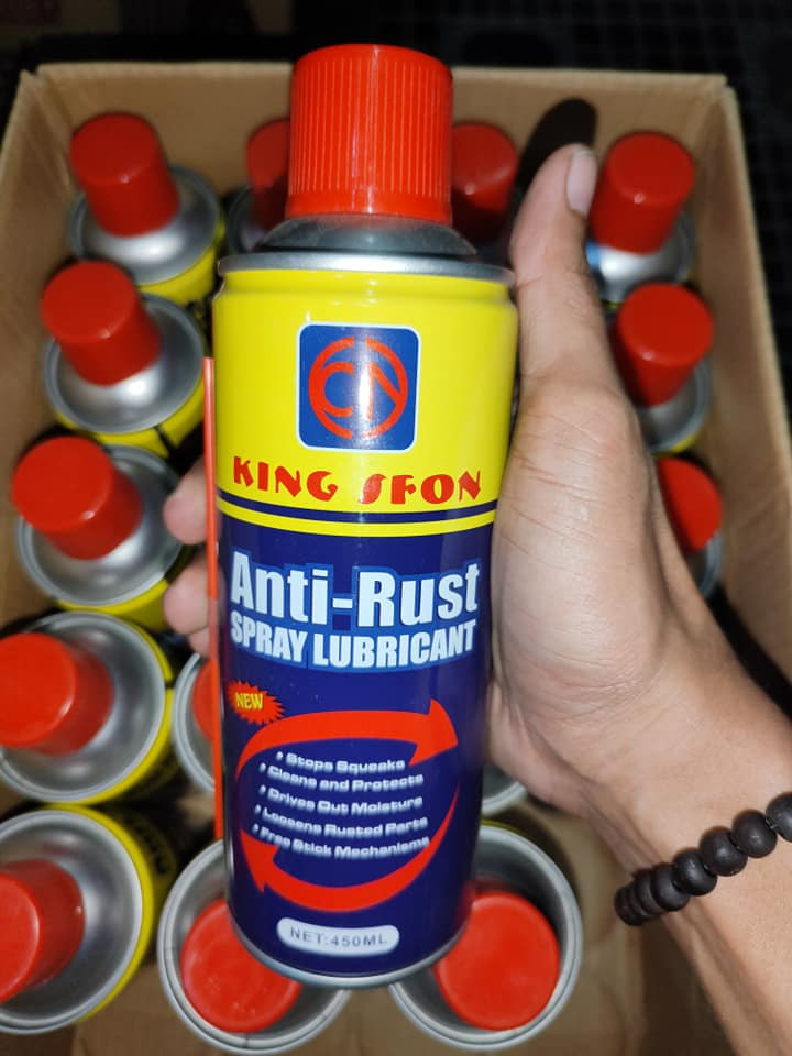 450ML KING SFON Anti-Rust Spray Lubricant for Car and Motorcycle use