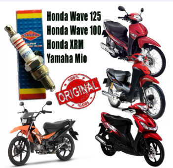 GSPC7HSA GINZA Spark Plug Super Performance for Motorcycle Wave125, Wave100, Honda XRM, Yamaha Mio C7HSA U20FS-U