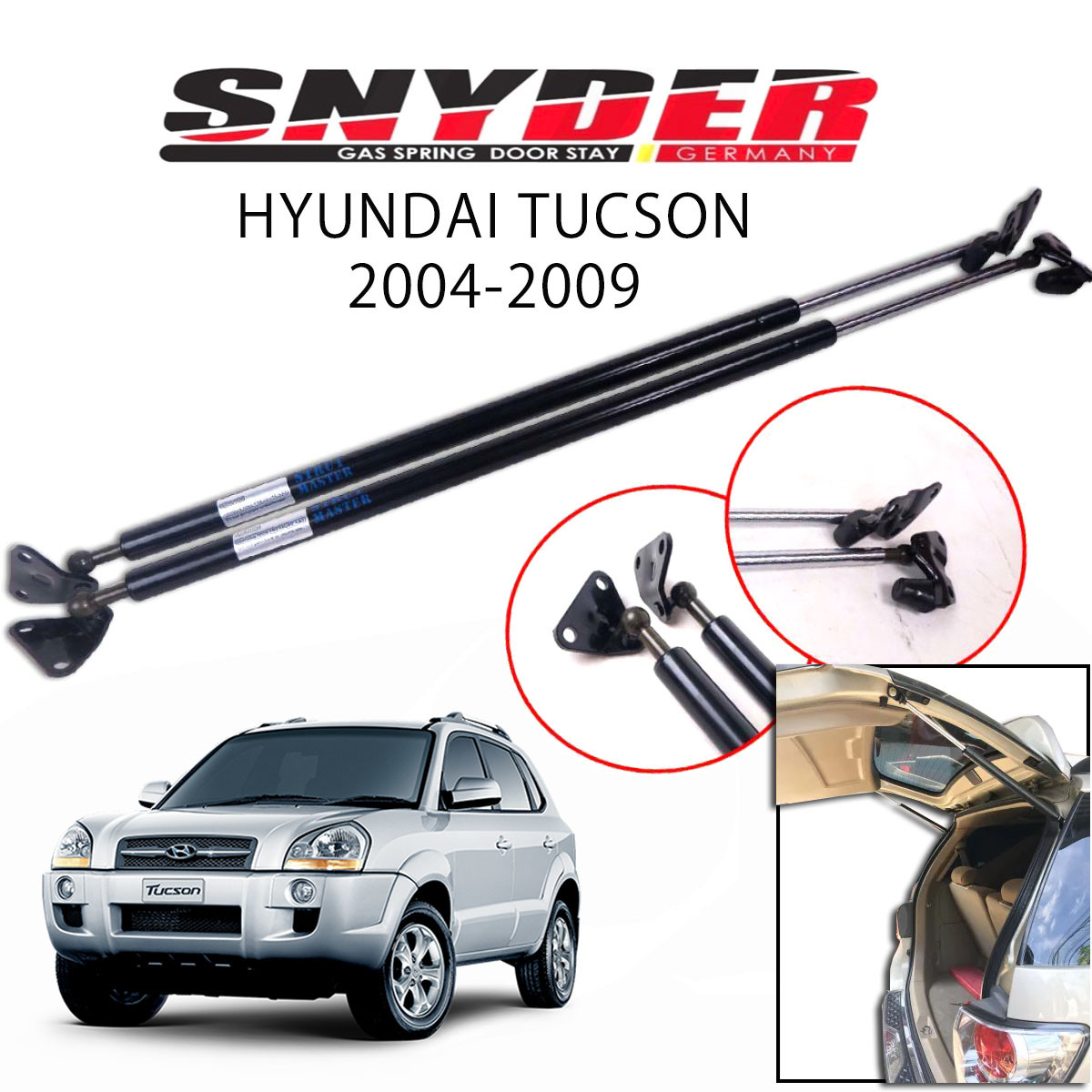 SGS-1018 Right/left HYUNDAI TUCSON 2010-2016 Gas Spring Door Stay Damper Struts Trunk Open - Snyder