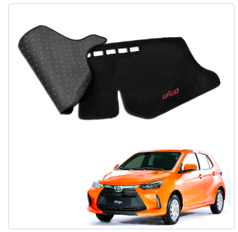 Toyota WIGO 2023-2024 Car Dashboard cover Panel Mat with Logo Anti-Slip