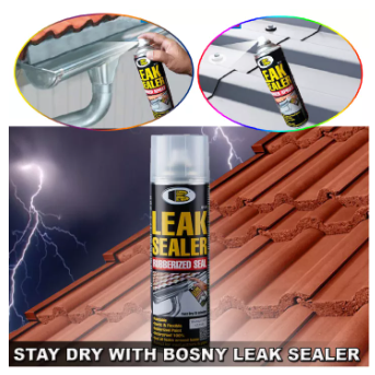 B125 Bosny Spray Leak Sealer Rubber Spray Clear Universal Application Waterproof 100%